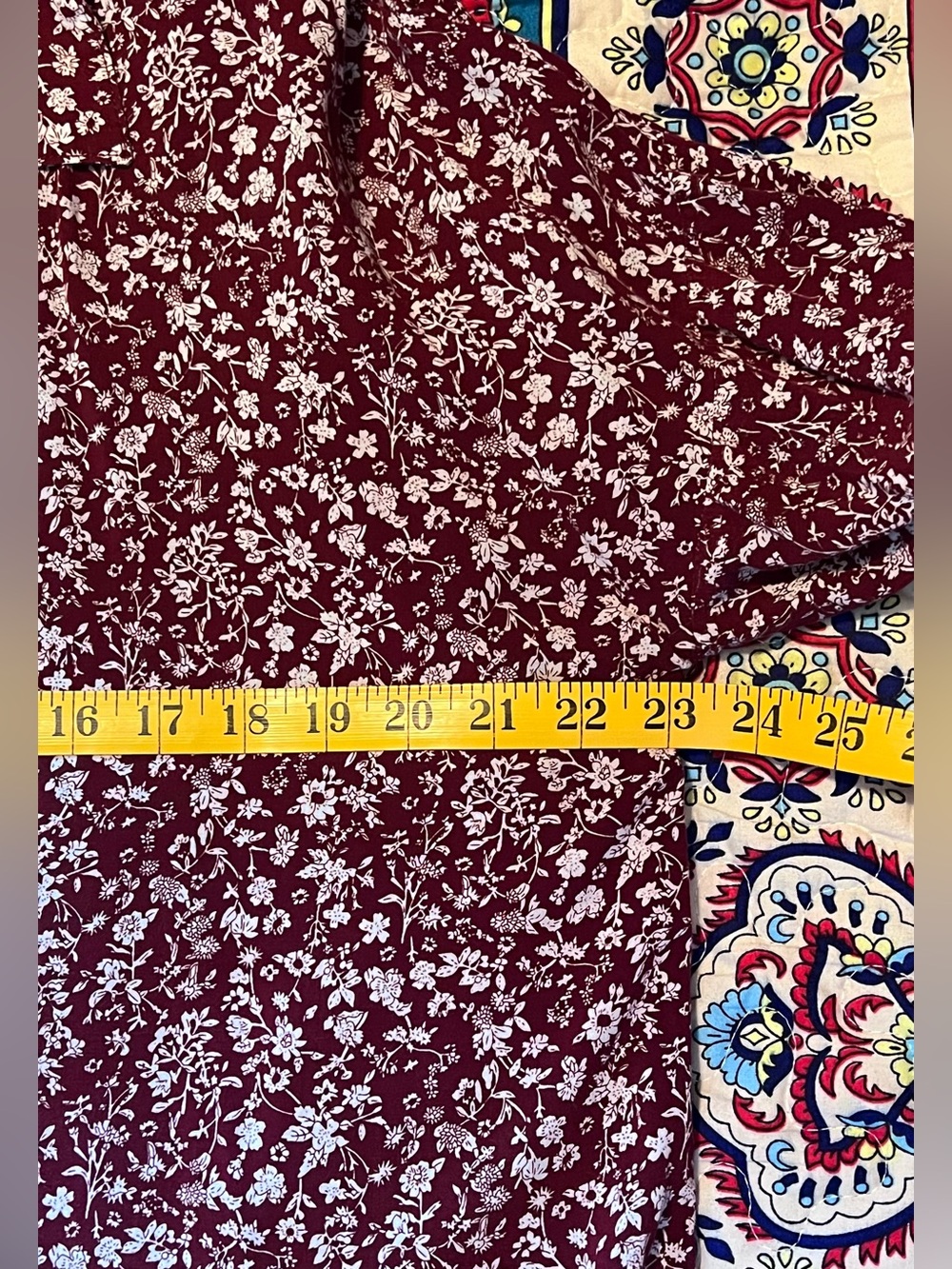 JODIFL Floral Tie-Front Button Down Shirt Size Large Romantic Boho Cottagecore - Picture 11 of 12